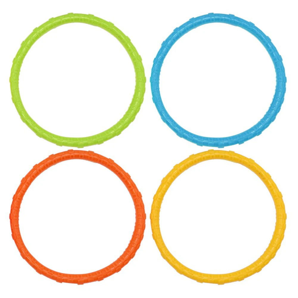 4 Piece Sinking Cartoon Pool Toys Set For Underwater Diving