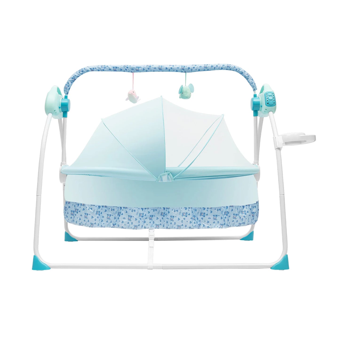 Cradle Swing Sleeping Bed Auto Rocking Chair Bed Swing 5 Speed Stand Baskets Musical Sleeping Basket 0-18 Months