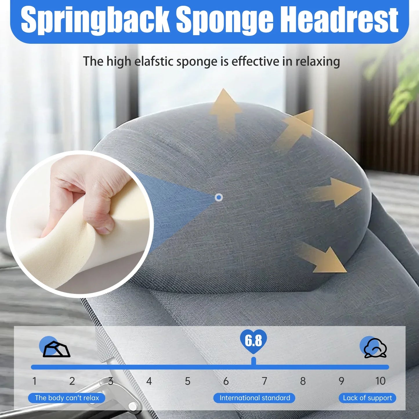 Snozeflex Outdoor Folding Bed And Lounge Chair For Garden