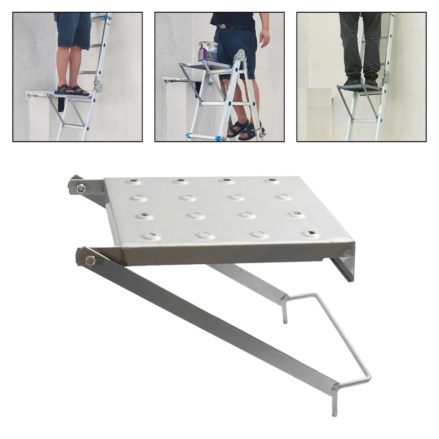 Heavy Duty Ladder Work Platform for Painters and Home Use