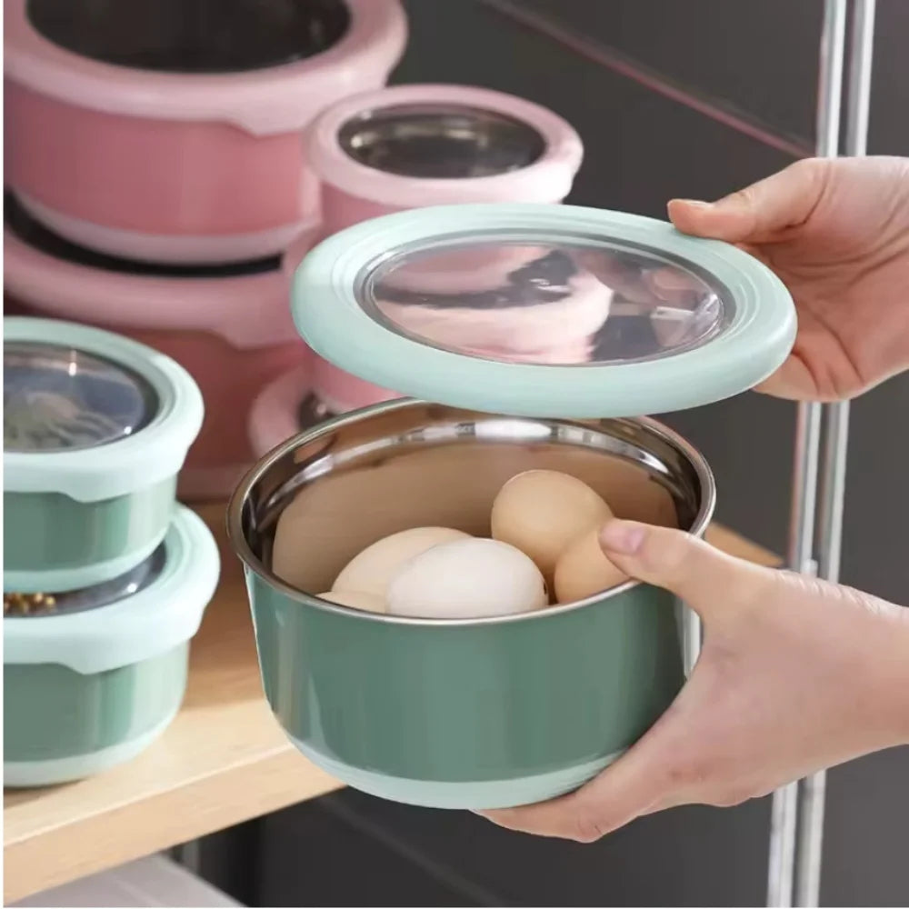 Stainless Steel Sealed Lunch Box With Lid For Food Storage