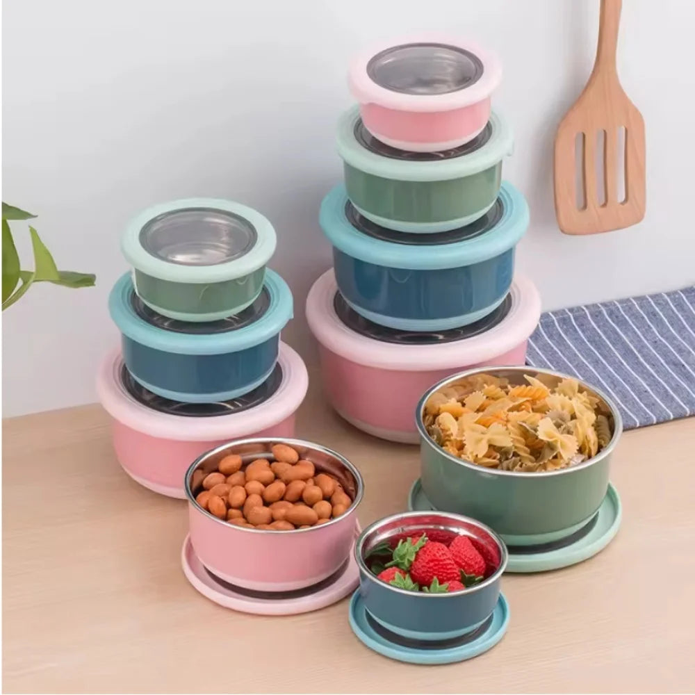 Stainless Steel Sealed Lunch Box With Lid For Food Storage