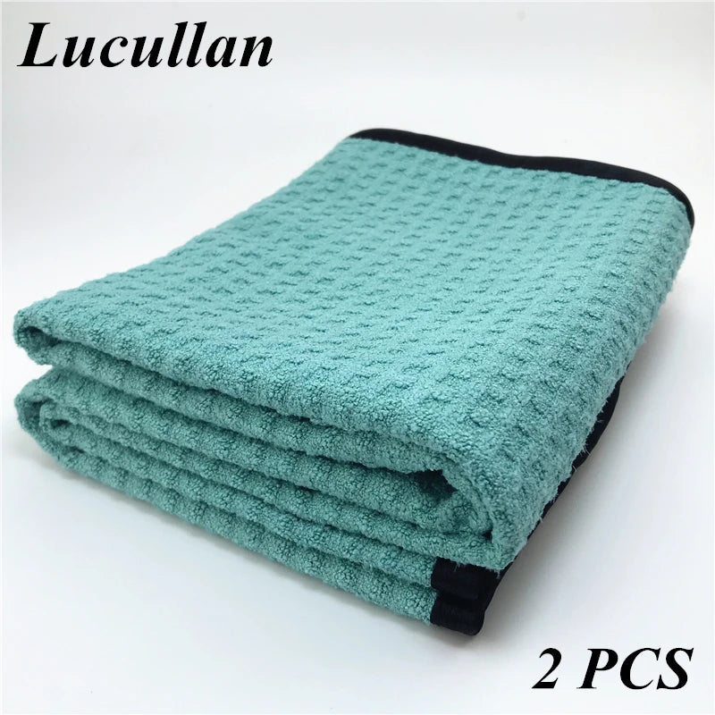 Lucullan Microfiber Waffle Towel Wont Scratch Or Swirl Glass Mirror