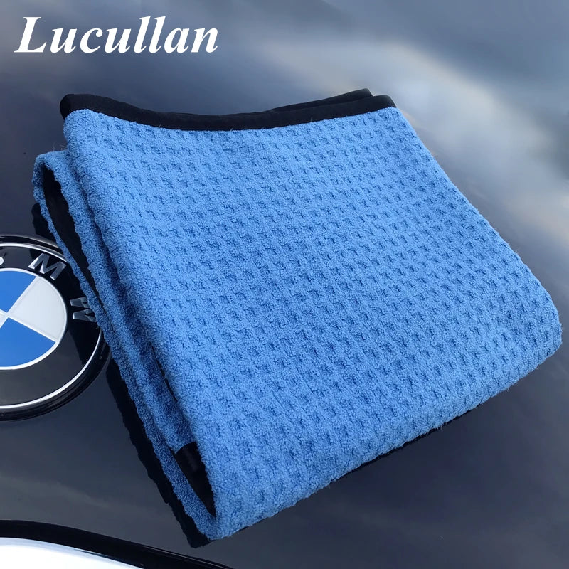 Lucullan Microfiber Waffle Towel Wont Scratch Or Swirl Glass Mirror