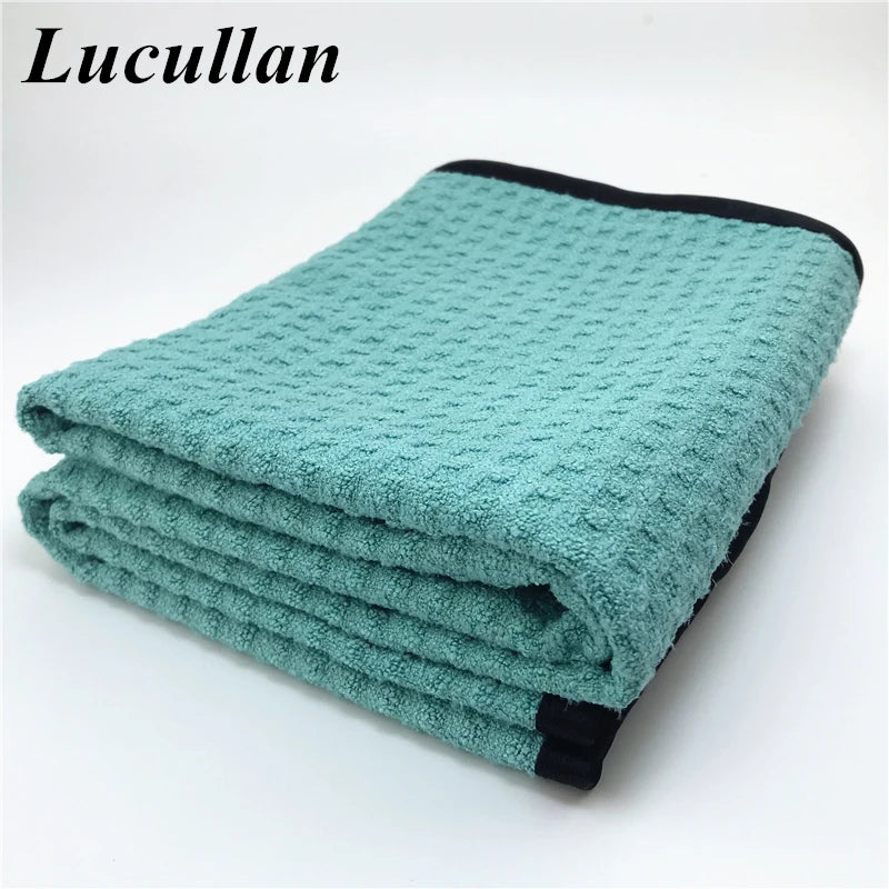 Lucullan Microfiber Waffle Towel Wont Scratch Or Swirl Glass Mirror