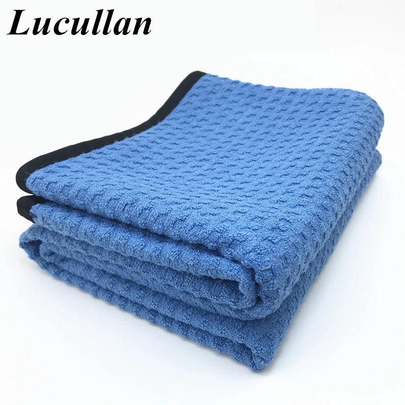 Lucullan Microfiber Waffle Towel Wont Scratch Or Swirl Glass Mirror