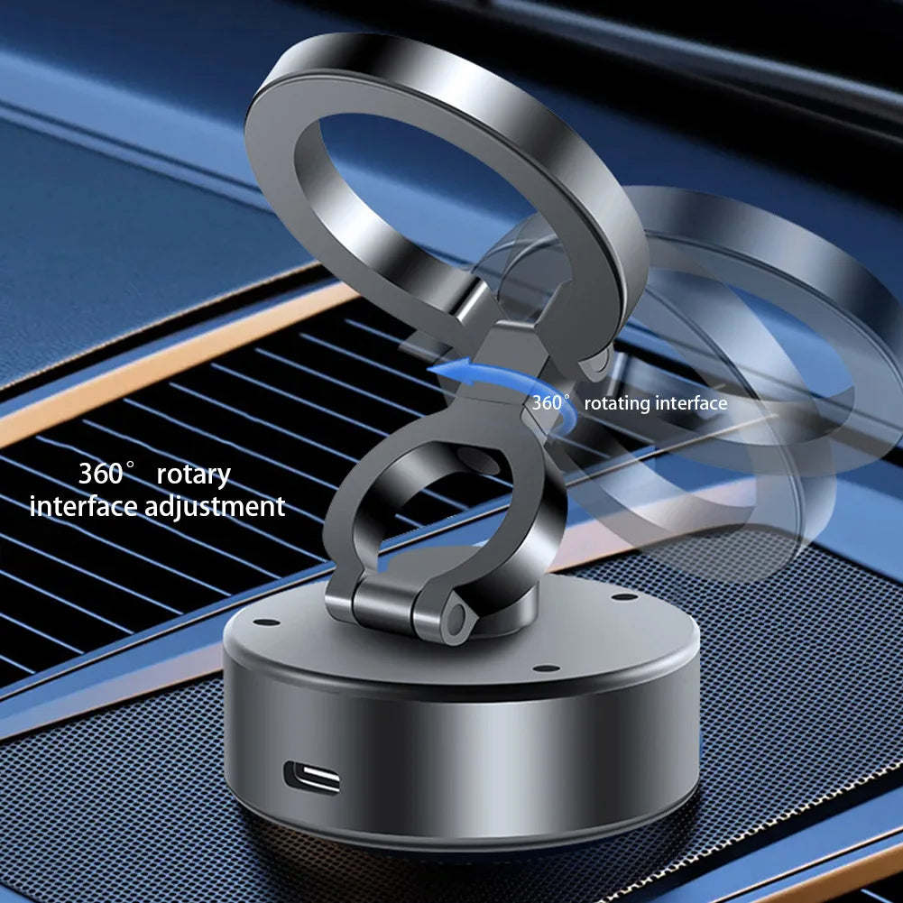 ALLOYSEED Magnetic Car Phone Holder Dashboard Mount Foldable