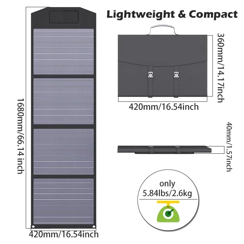 Choice 1000W Foldable Solar Panel For RV Camping 18V 24V