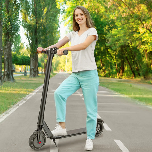 Electric Scooter Commuter E-Bike For Adults Foldable Commuter E-Scooter With Cruise Control Dual Braking System Shock Absorption