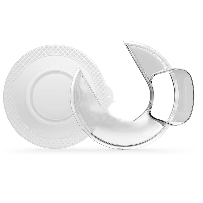 Pouring Shield and Splash Guard Lid for Tilt Head Mixers