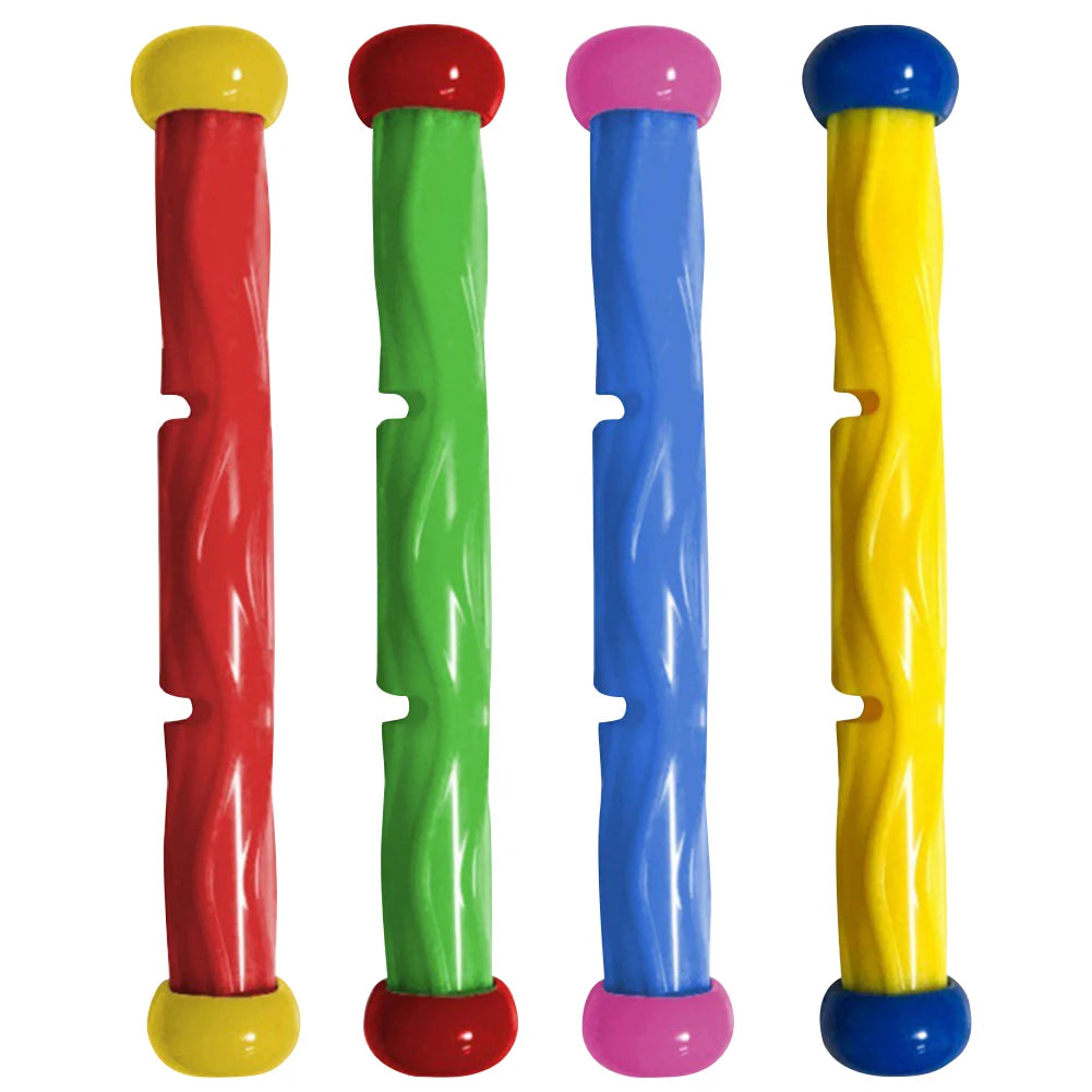 4 Piece Sinking Cartoon Pool Toys Set For Underwater Diving