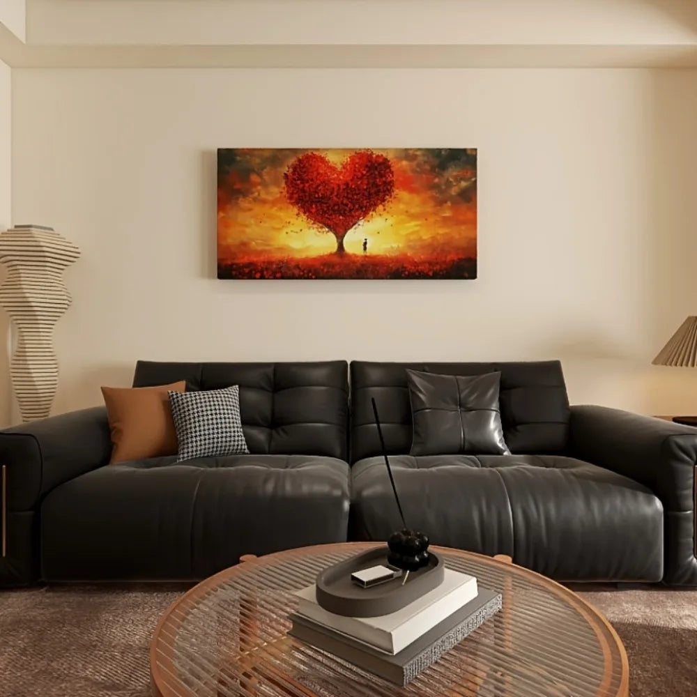 Hign-concerned Chemical Romantic Heart Tree Landscape Art Print