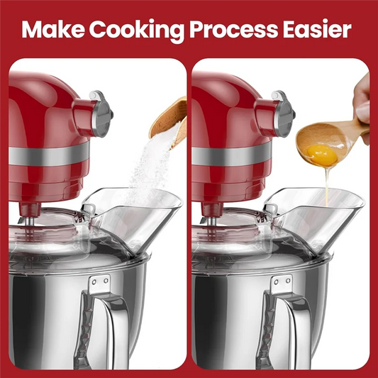 Pouring Shield and Splash Guard Lid for Tilt Head Mixers