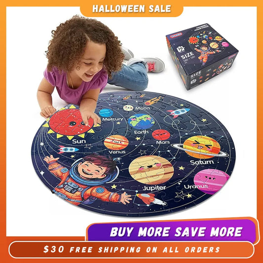 Hign-concerned Round Floor Puzzles For Kids Ages 4-6