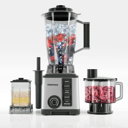 XMSJ 1200W Countertop Blender Food Processor Combo