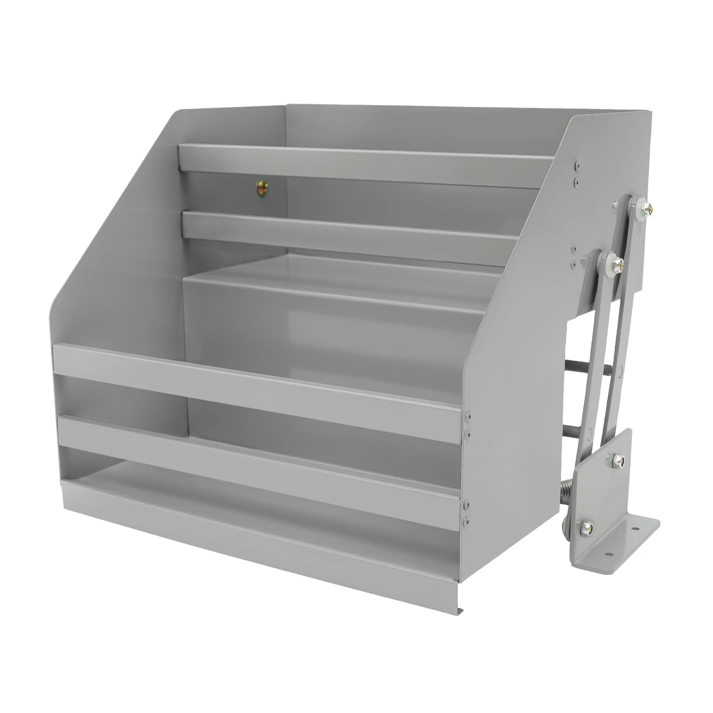 NONECN 2 Tier Pull Down Shelf For Kitchen Cabinets
