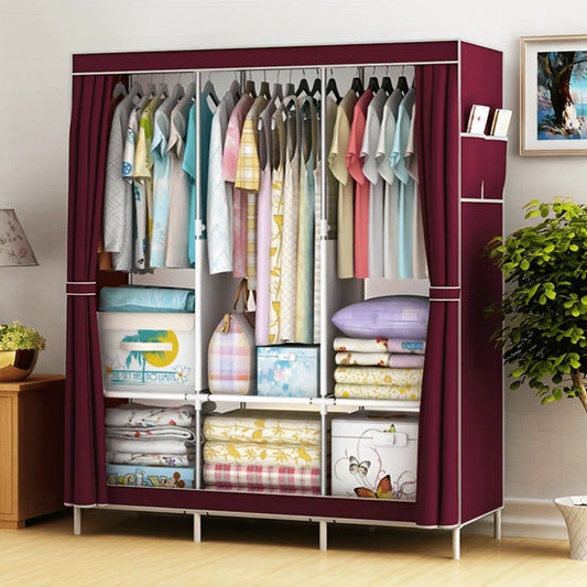 Elegant Wardrobe With Easy Assembly And Durable Paint Finish