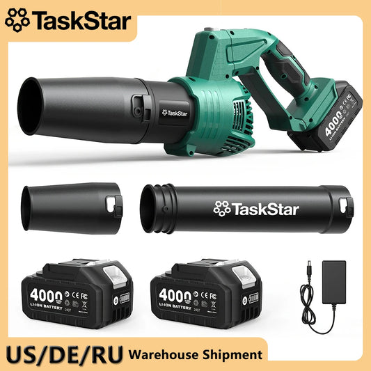 TaskStar Electric Leaf Blower 550 CFM 150 MPH Brushed Motor