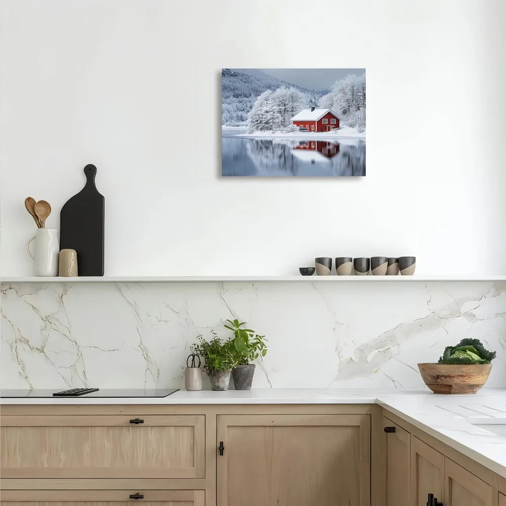 Hign-concerned Winter Wonderland Canvas Wall Art For Home Decor