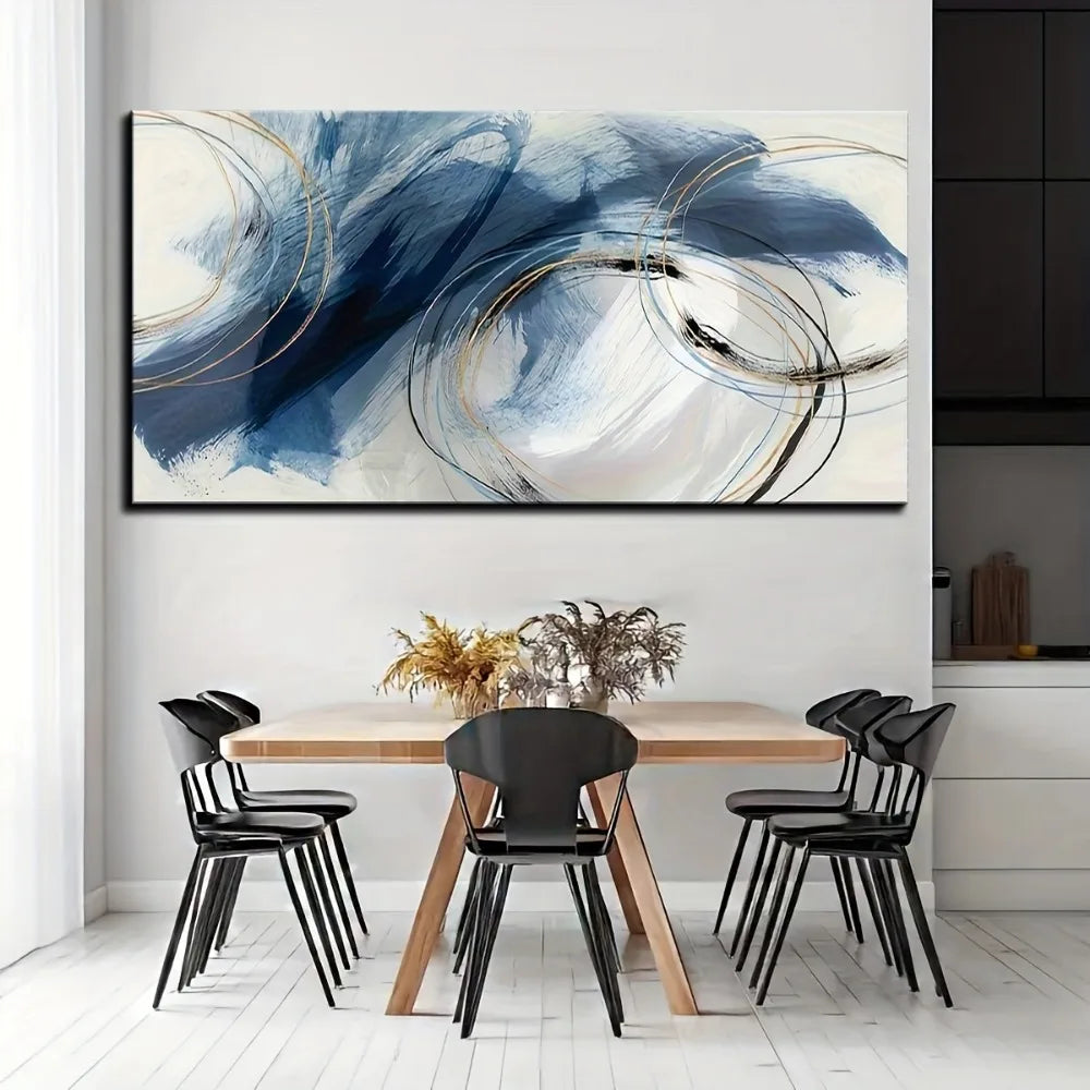 Hign-concerned Art Deco Pine Frame Ink Line Art Decor