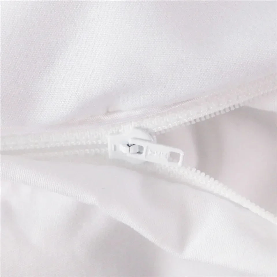 Jiangsu Plaid Duvet Cover Set With 2 Pillow Shams Premium