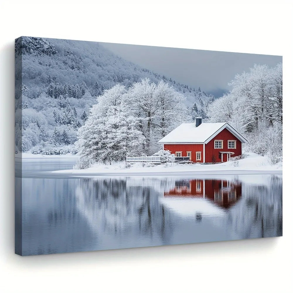 Hign-concerned Winter Wonderland Canvas Wall Art For Home Decor
