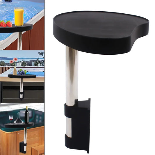 Swivel Side Table Tray 360 Rotation Hot Tub Anti Slip
