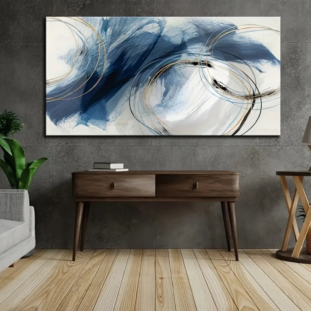 Hign-concerned Art Deco Pine Frame Ink Line Art Decor