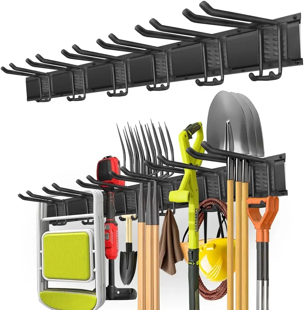 XMSJ Wall Mount Tool Organizer for Garage Heavy Duty Rails