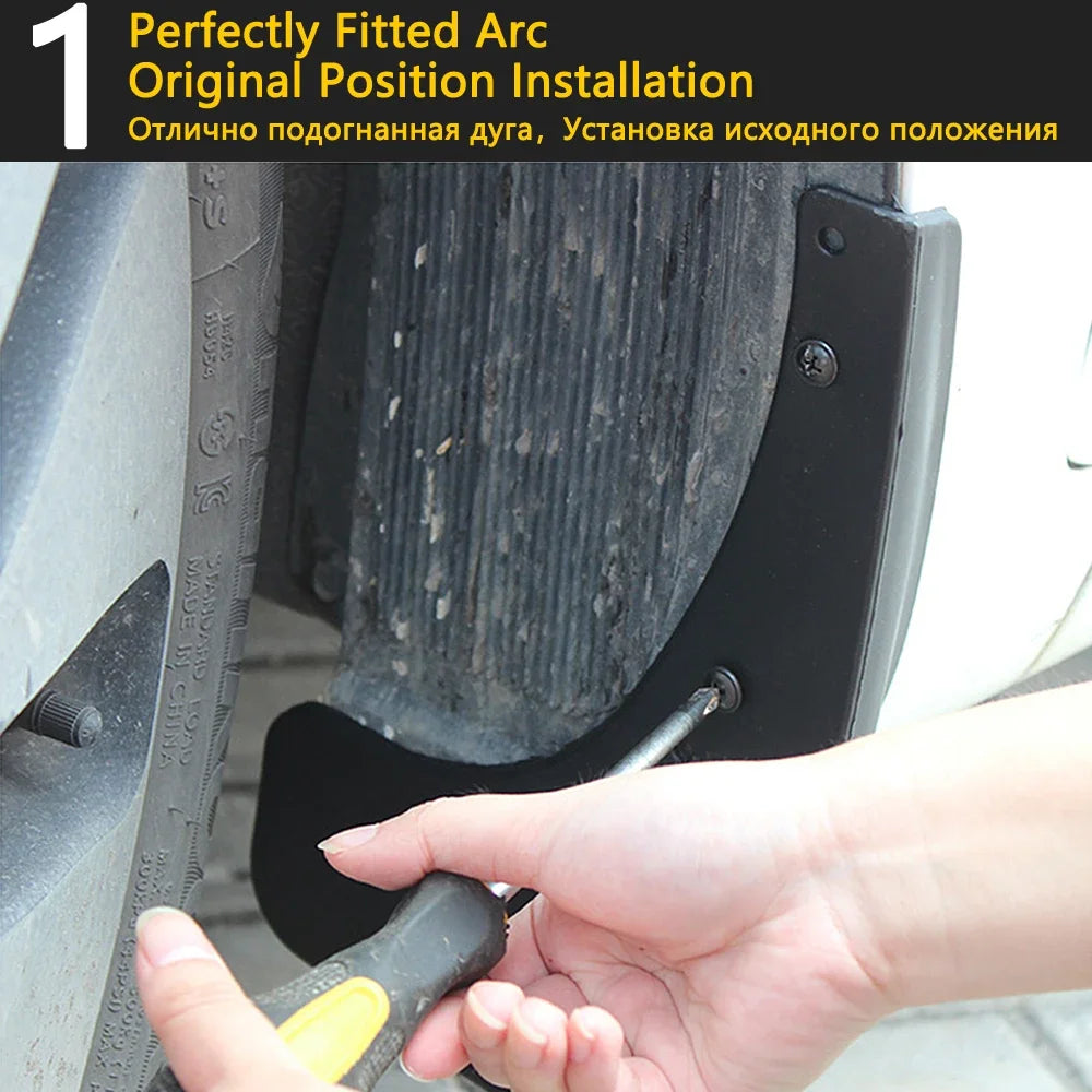 Yaris Vios Mudguards 4 Pieces Splash Guards Hatchback