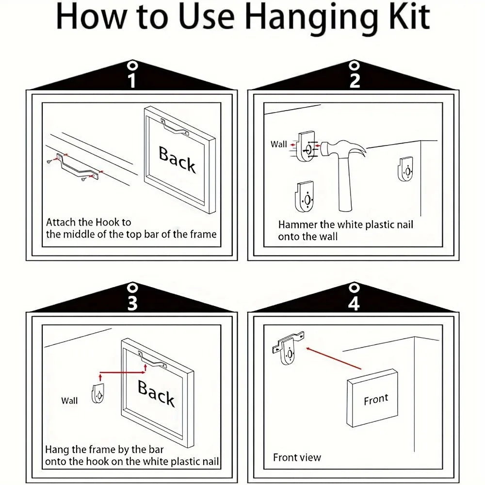 Hign-concerned Mountain And Pine Forest Wall Art Decor